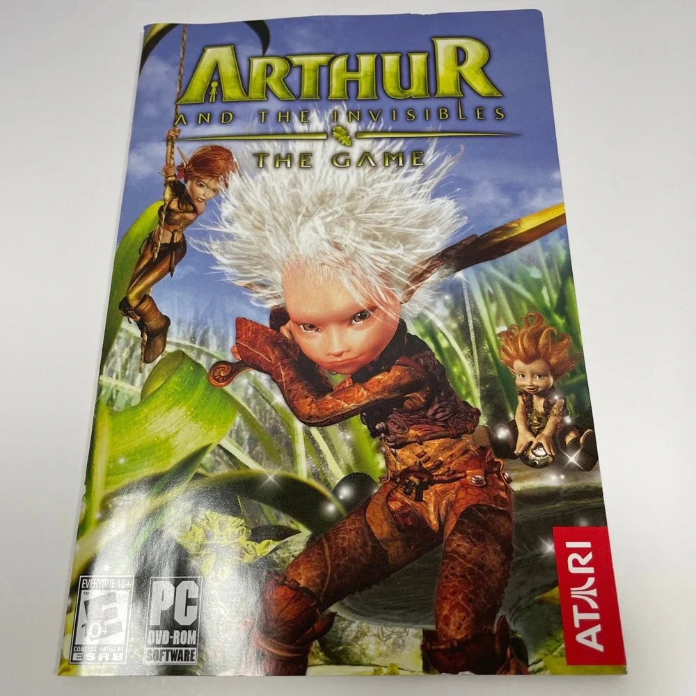 Arthur And The Invisibles The Game 27392SP PC DVD-ROM Atari w/Manual